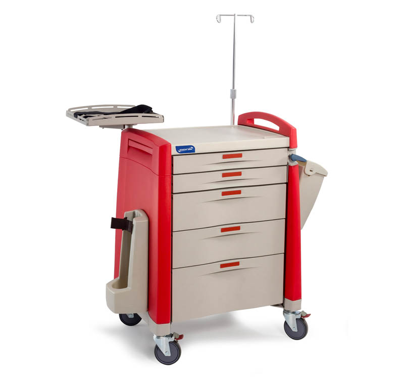 MK-P01 Chariot d'urgence en abs pour médicament