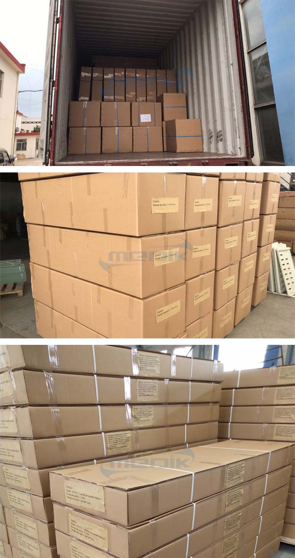 Medik transporte du matériel hospitalier, 40hq pour l 'Amérique centrale.