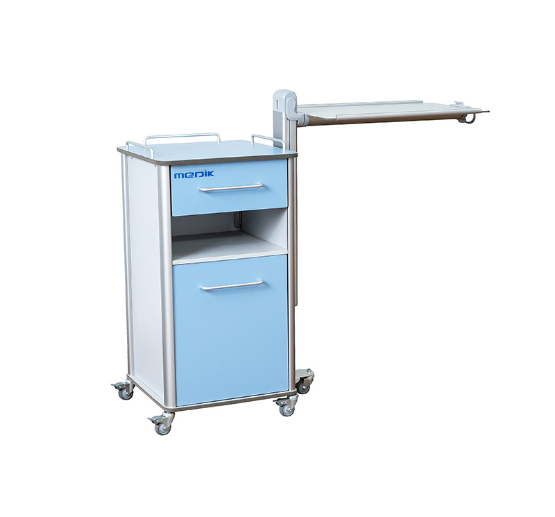 Armoire de chevet sur roulettes YA-B01