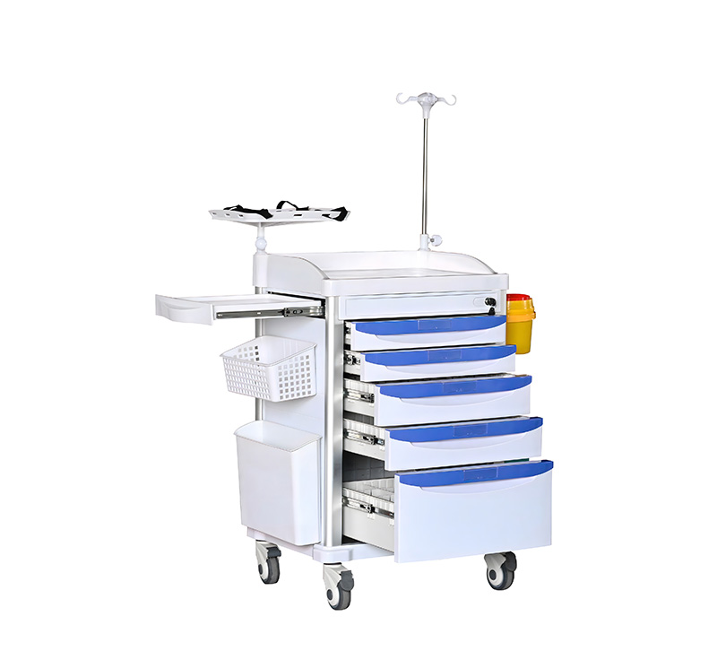 Chariot d'urgence 5 tiroirs MK-P17